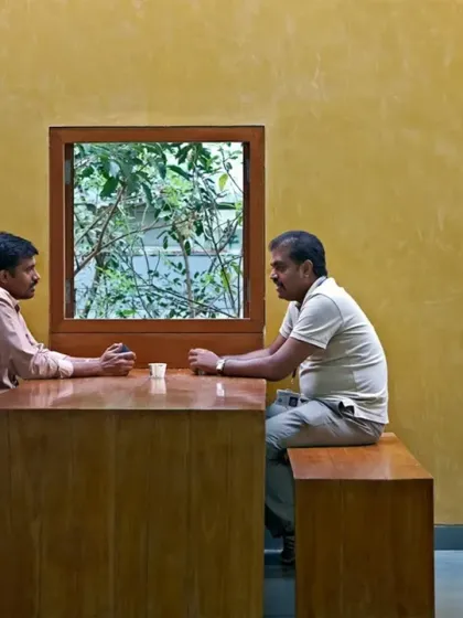 I believe the best ideas often happen in the spaces between desks. This quiet nook at the HP Campus in Bengaluru is an example of how I intentionally design for chance encounters and informal conversations, fostering a strong sense of community.