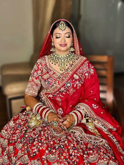 Classic Red & Maroon Bridal Looks photo 15