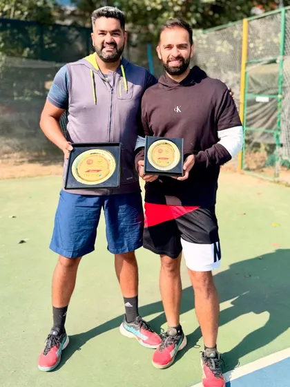 Another successful tournament for Kartikeya at the ITF MT-400 in Gwalior. He was crowned the champion in Men’s 35+ Doubles and was the runner-up in Singles, showcasing his versatility and fitness on the court.