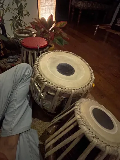 My companions in Mumbai. Sometimes, the tablas themselves are the subject. They have their own stories and have been with me on many journeys.