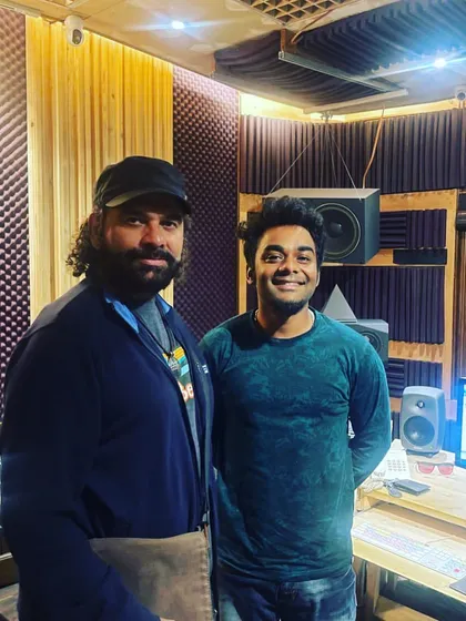 It is always a pleasure to have Mohit Chauhan in our studio. Here he is with our team in the control room, a space designed for critical listening and creative collaboration during the audio production process.