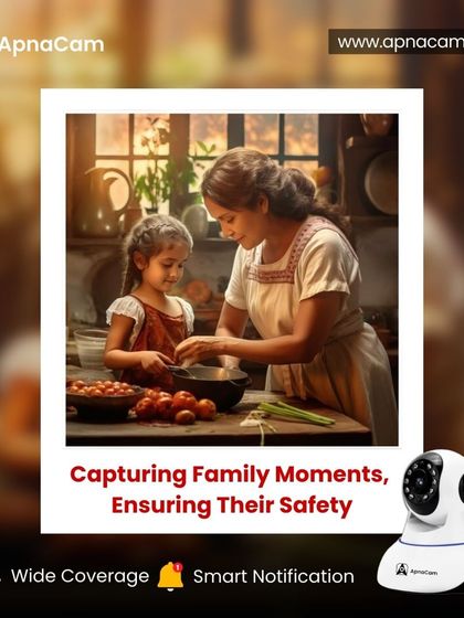 Capturing family moments while ensuring their safety. Our double antenna security camera provides wide coverage and smart notifications for your peace of mind.