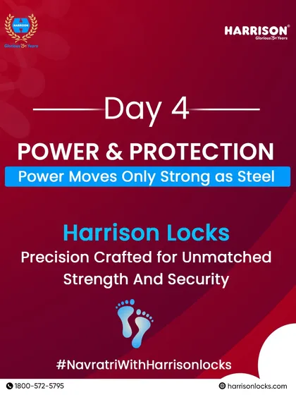 Navratri Day 4: Power and Protection. Our locks are precision-crafted for unmatched strength and security. Built tough and trusted forever, they deliver power moves only, strong as steel.