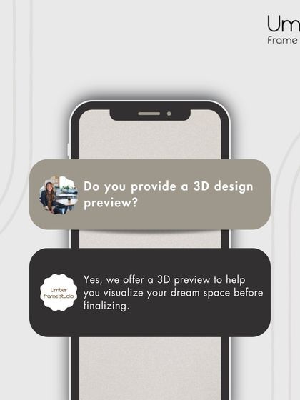 Yes, I always provide a 3D design preview. It's a critical tool that helps you visualize your dream space, from the furniture layout to the color scheme, ensuring we are perfectly aligned before we start building.