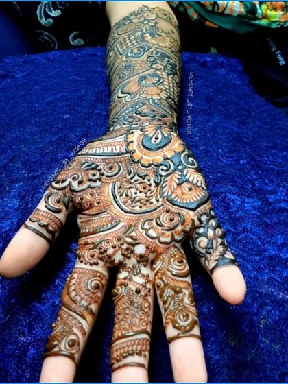 Henna by Arsh - Bridal Mehendi Intricate Bridal Hands (Fresh Paste) photo 70