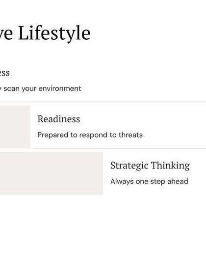 The Survival Mindset: Strategy & Awareness photo 60