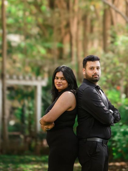 Black and white photography adds a timeless and emotional depth. This series of candid, close-up shots focuses purely on the couple's connection and affection.