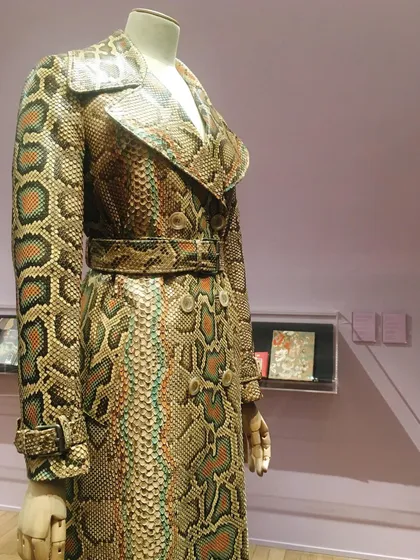A stunning archival python overcoat from the Gucci Garden in Florence. I love sharing pieces of fashion history like this that are incredibly inspiring.