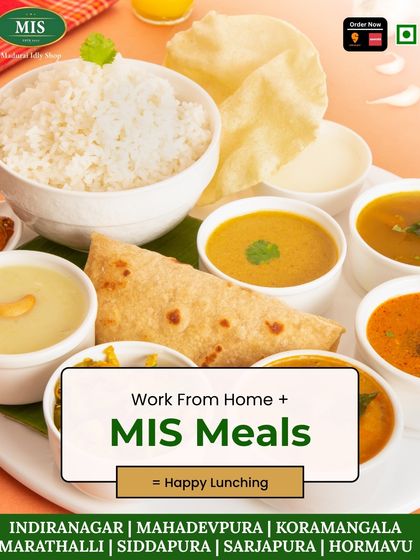 Working from home? Let us handle lunch. Our complete meal thali is just a click away on your favorite delivery app.
