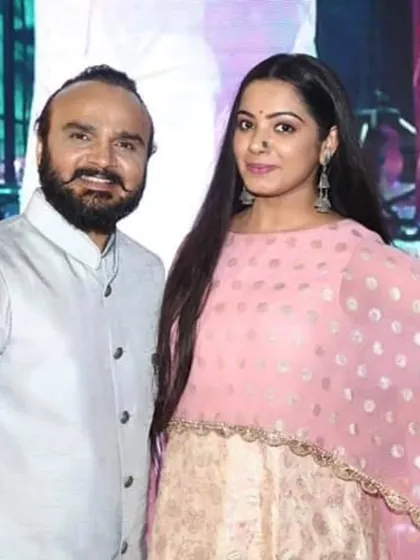 A picture with my mentor and collaborator, Parthiv Gohil. Our journey together has been instrumental in the success of Rangilo Re.