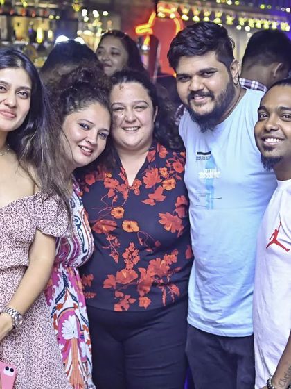 It's all about the people. Great to see happy faces and friends enjoying the music we're playing.