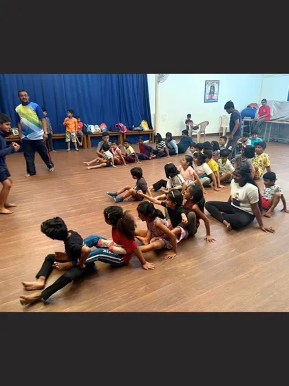 Here's a look at one of our favorite theatre improvisation activities. Students work together in a fun, physical exercise that encourages creativity, spontaneity, and collaboration in a playful, supportive environment.