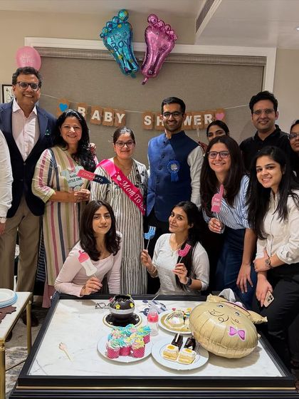 Celebrating new beginnings with a baby shower for my colleagues Prabhav, Stuti, Namisha, and Akash. It is vital to foster a work culture that supports parenthood with dignity and care.