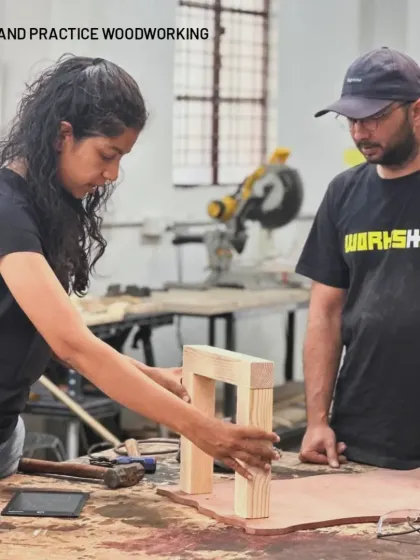 Learn and practice woodworking with our mentors. We're here to help you start your maker journey, whether it's with wood, metal, or digital fabrication.