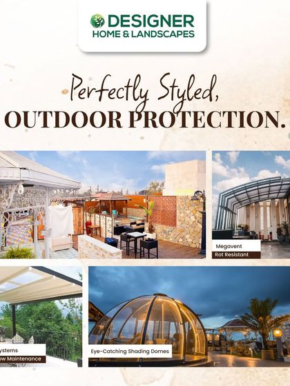 A showcase of our outdoor protection solutions, including low-maintenance pergolas, rot-resistant structures, and eye-catching shading domes.