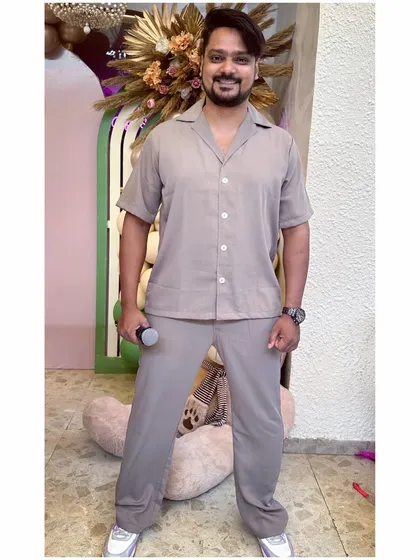 My look for a baby shower event. Even for more intimate social gatherings, I bring a professional and engaging presence.