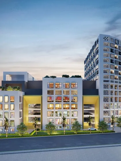 This mixed-use complex in Siliguri seamlessly integrates residential and commercial spaces. The dynamic interplay of varying volumes and heights creates a notable landmark that serves the diverse needs of its users.