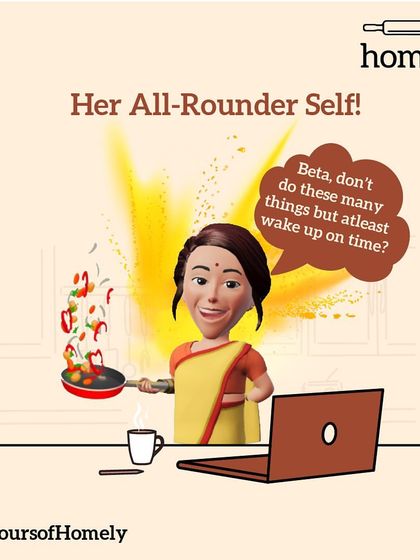 Celebrating the many colours of mom's personality. Here's to her all-rounder self, who can do everything and still find the energy to tell us to wake up on time.