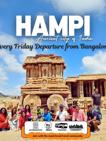 An invitation to explore Hampi, the "Ancient City of India," with us.