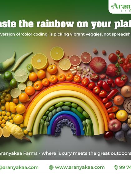 Taste the rainbow on your plate. My version of 'color coding' is picking vibrant, fresh vegetables from the garden, not organizing spreadsheets.