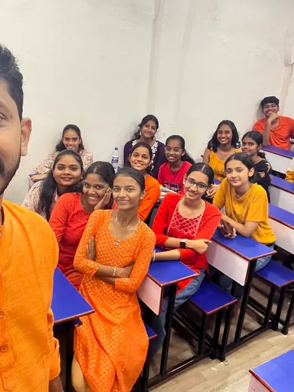 Radiating enthusiasm and warmth as we celebrate the vibrant hue of orange for Navratri 2024.