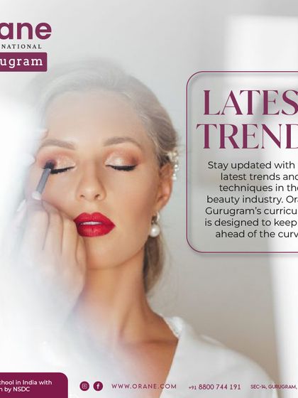 My curriculum is constantly updated to keep you ahead of the curve. I am committed to teaching the latest trends and techniques in the fast evolving beauty industry.