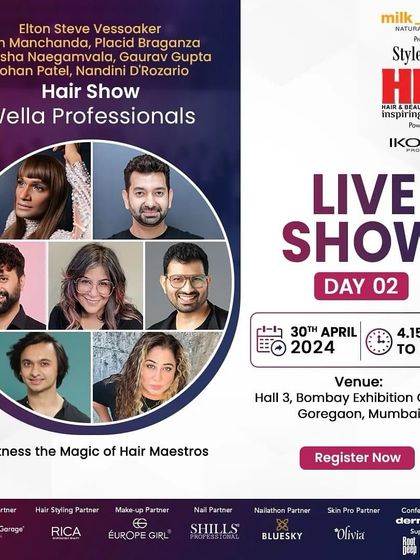 I was honored to be part of the Wella Professionals Hair Show at HBS India. It's always an incredible experience to share the stage with fellow hair maestros and showcase the latest trends and techniques.