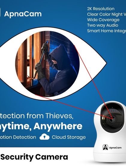 Protection from thieves, anytime, anywhere. The Z11 security camera uses motion detection and cloud storage to keep a vigilant eye on your property.