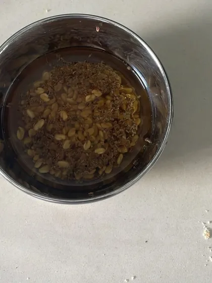 Soaked seeds, a simple addition to enhance metabolism and lower C-reactive protein (CRP) levels, which is a marker for inflammation in the body.
