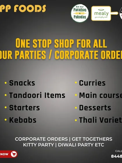 Planning a party or a corporate event? We are your one stop shop for all catering needs. Our menu includes a wide variety of snacks, tandoori starters, main course curries, thali options, and desserts for any occasion.