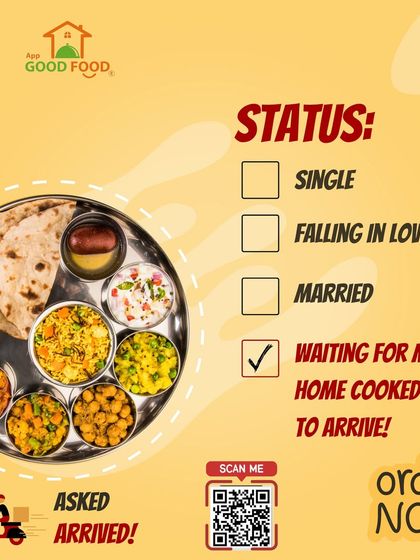 Status: Waiting for my home-cooked feast to arrive. This funny post is for everyone who prioritizes a good meal.