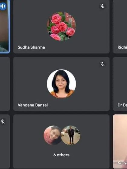 Interacting with participants during the online workshop organized by Karyashala Foundation. These sessions empower individuals to make informed decisions about their lives and relationships.