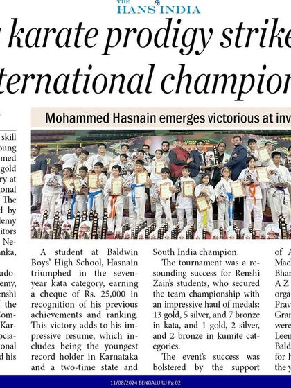 Sudokann Martial Arts - Karate Training (Kids & Adults) In The News: Media Recognition photo 4