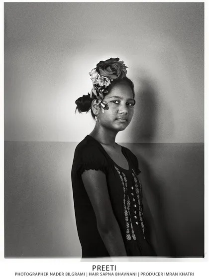 This is Preeti. Her quiet grace and strength are undeniable. These portraits pay homage to the belief that has always guided me: beauty, in its truest form, is simply self.