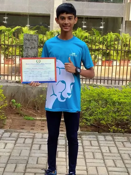 Our U/16 athlete recognized for his performance in the 2km cross country race.
