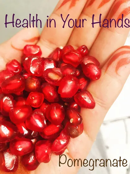 Pomegranate seeds are little jewels of health. Rich in antioxidants, they support everything from heart health and immunity to brain function and digestion. Holding these arils in my hand is a reminder that health is truly in our hands.
