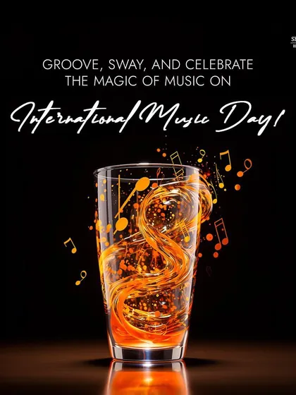 Celebrating International Music Day the only way I know how: with great drinks and the promise of amazing music.