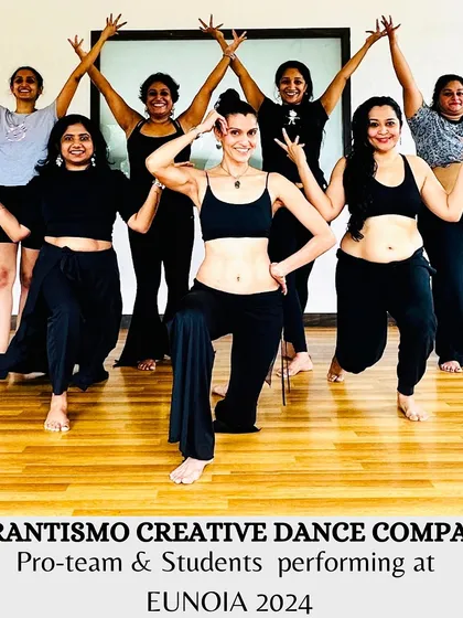 We're all geared up to set the stage ablaze! Our students and pro-team are performing a special belly dance fusion routine at the Eunoia 2024 annual showcase.