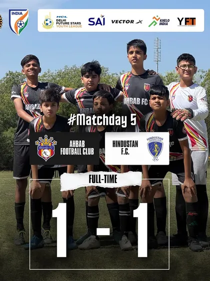 From a goal down and a man short to a 1-1 draw. Our team showed incredible fight on Matchday 5 of the HCL Youth League.