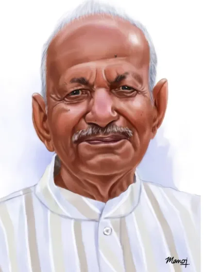 This is a portrait of my father, or 'Babba' as I called him. Creating realistic, heartfelt portraits to honor a loved one is a service I handle with deep personal care and respect, aiming to capture the person's true spirit.