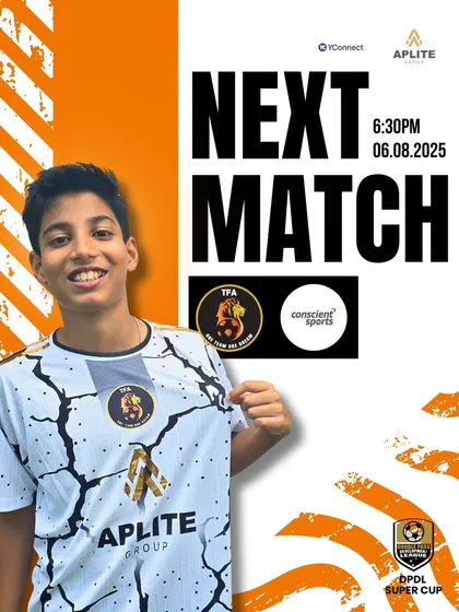 Our U13 team is fired up and ready to dominate their next match in the DPDL Super Cup.