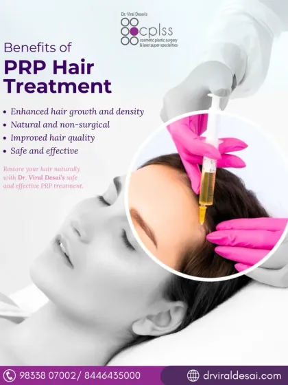 PRP is one of the most trusted non-surgical hair treatments. It is safe, natural, and highly effective for enhancing hair growth and improving hair quality by using your body's own regenerative abilities.
