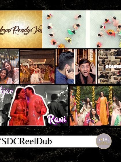 Our '#YSDCReelDub' service is perfect for creating fun, shareable content. We help you and your family create lip-sync videos and trending reels that capture the fun, candid moments of your wedding celebrations.