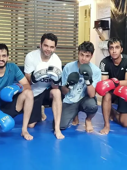 The squad posing after a tough class. This is what our community is all about.