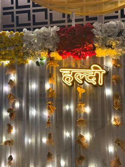 The Trendy Party - Wedding & Pre-Wedding Event Decoration Vibrant Haldi & Mehendi Setups photo 72