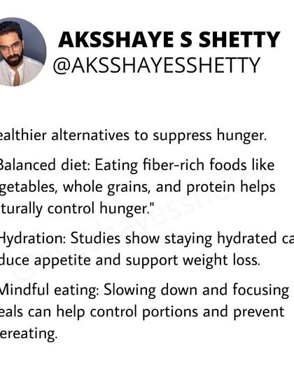 Hunger suppressants are a quick fix, not a sustainable solution. They don't address the root causes of eating habits and can have side effects. I teach natural hunger control methods through a balanced diet and mindful eating.