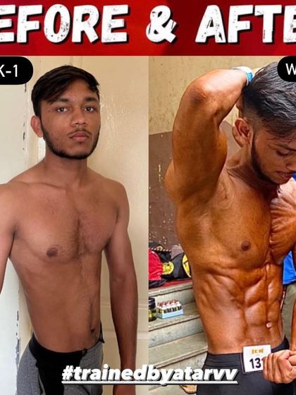 A 7-week transformation from skinny to muscular and stage-ready. This client worked his ass off to prepare for the ICN India natural bodybuilding championship.