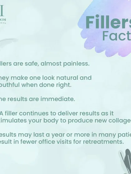 Here are some key facts about fillers. They are safe, nearly painless, and offer immediate, natural-looking results that can last for a year or more.