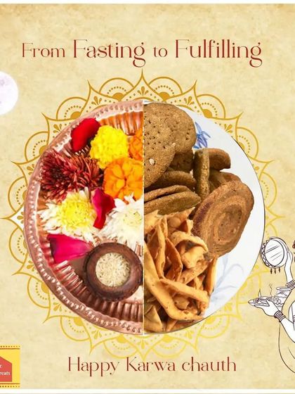 From fasting to fulfilling, Happy Karwa Chauth to all. My homemade mathris and other treats are the perfect way to break your fast and celebrate with your family.