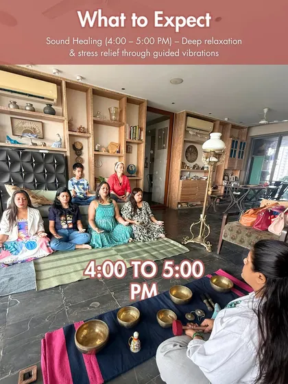 What to expect: The workshop begins with a one-hour sound healing session. The guided vibrations help with deep relaxation and stress relief, preparing you for a mindful pottery experience.